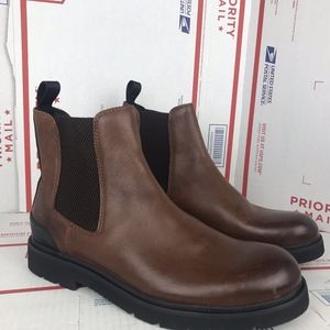 Frye Mens Terra Leather Chelsea Boots 3481321 Sz 8